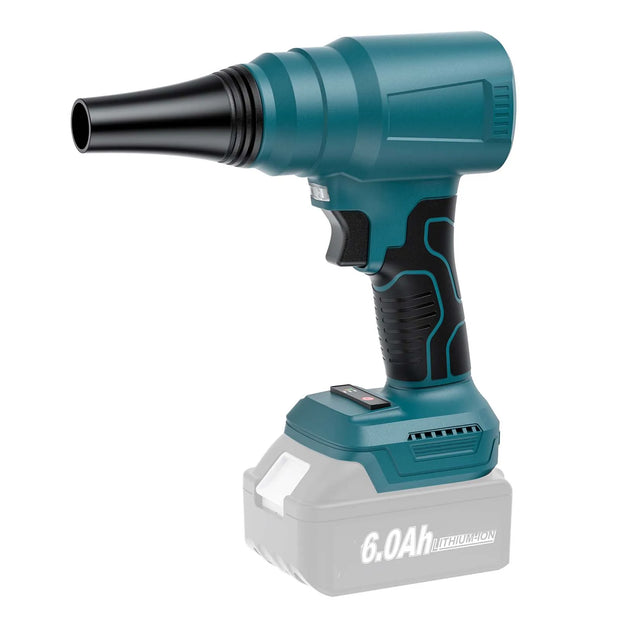 Cordless Electric Air Blower Turbo Jet Rechargeable Handheld Garden Leaf Blower Dust Blowing Tool For Makita 18V Battery