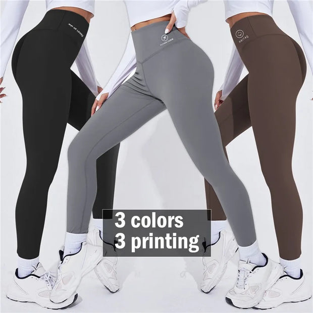 High Waist Yoga Warm Leggins Sports Tights Thermal Woman Running Pants Sexy Butt Lifting Leggings Push Up Panties Gym Fitness