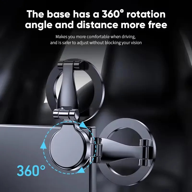 MagSafe Car Phone Holder, 360-Degree Rotating Magnetic Mount for Vehicles