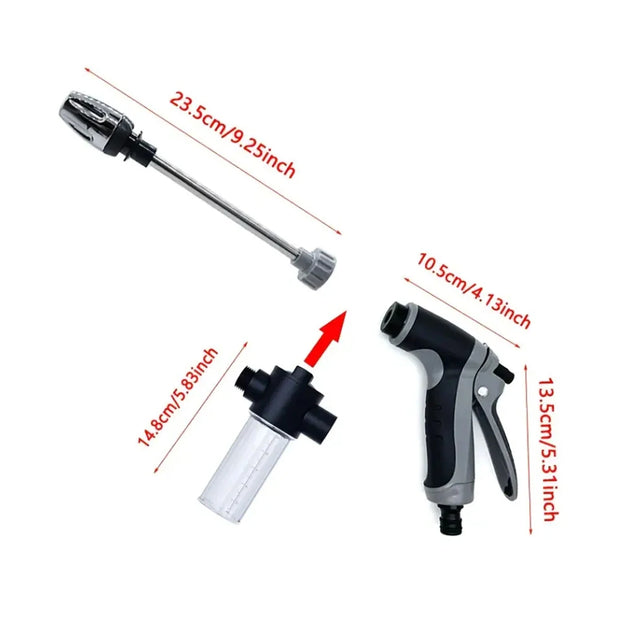 High Pressure Water Gun 100ML Foam Spray Bottle For Garden Irrigation Window Cleaning Two Models Available Portable Sprayer