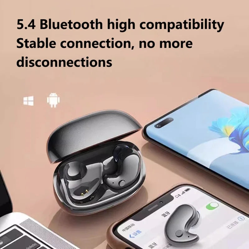 Wireless Bluetooth Sleep Earbuds, Invisible Mini, Side-Sleeper Headphones