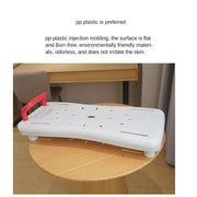 With Handle Bathtub Shower Board Adjustable Non -slip Bathtub Bench With Rounded Corners Bath Sitting Board For Disabled People
