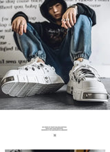 Women's Platform Sneakers – Casual Leather, Summer Sport Style
