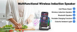 Magnetic Induction Bluetooth Speaker Phone Stand – Portable Wireless with Holder