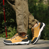 Men's Leather Casual Sneakers – Lightweight for All Seasons