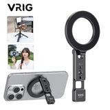 Magnetic Phone Tripod Mount – MagSafe Cold Shoe Mount with 1/4 Screw for iPhone & Android
