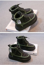 Winter Children Snow Boots 2025 New Kids Ankle Boots Toddler Girls Fashion Non-slip Plush Fur Warm Boys Cold-proof Short Boots