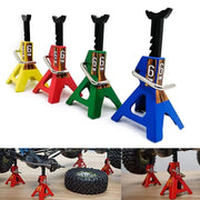 Floor Simulation Jack Stands Lift Pair Rack for Remote Toy Car Tire Change Lifting Support Stand Only