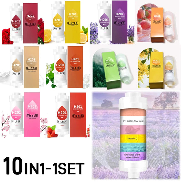 Scented Shower Head Water Softener Filter