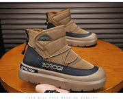 Winter Boots for Men Add Velvet Men's Sneakers Ankle Boots Soft and Comfortable Sports and Leisure Wear-resistant Non-Slip New