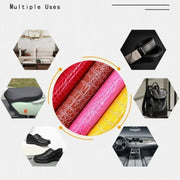Alligator Pattern Self Adhesive Leather Repair Patch for Car Interior Faux Crocodile Texture Sofa Furniture Renovation Stickers