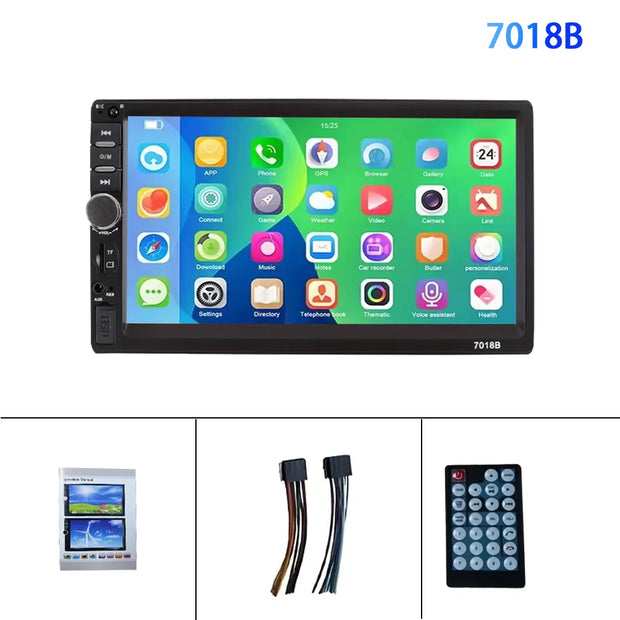 MTIJIEY 7inch 2din Radio Stereo Touch Screen Automotive Multimedia Bluetooth USB TF FM Radio Autoradio Car MP5 Player