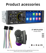 Touch Screen Car Radio, MP5 Player, Bluetooth, Hands Free, Audio, USB, TF, 7 Colors Lighting, Stereo System, Head Unit, 7805C