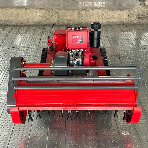 Customized Track-type All-terrain Zero-turn Remote-controlled Lawn Mower High Efficiency and Energy Saving
