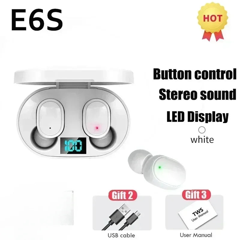 True Wireless Earbuds – Bluetooth 5.0 Earbuds with Active Noise Cancelling, Built-in Mic & Charging Case