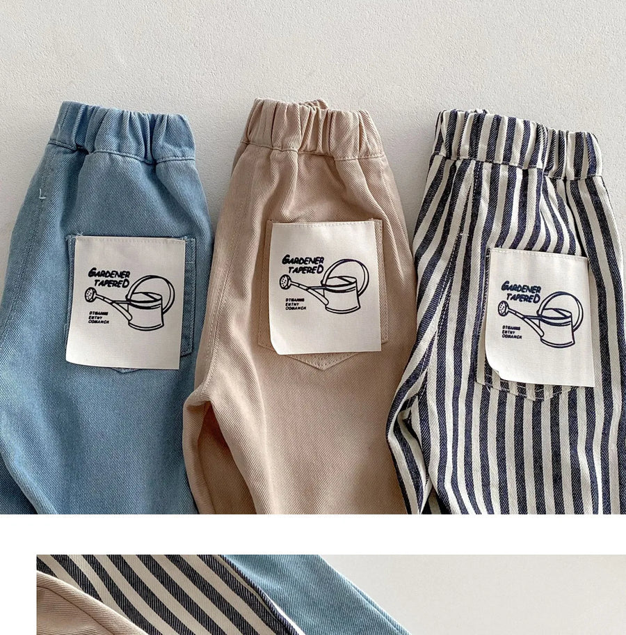 Toddler Boys Denim Pants – Soft Korean Style Casual (Ages 0-5)
