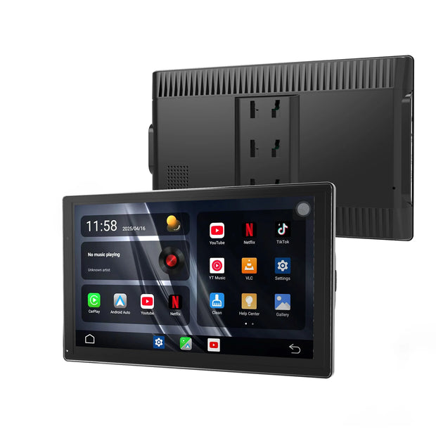OTTOCAST CarPlay Screen 9.0" INCH 4K Car Touch Screen Wireless Carplay Android Auto Radio DVR GPS Video Built-in Youtube Netflix
