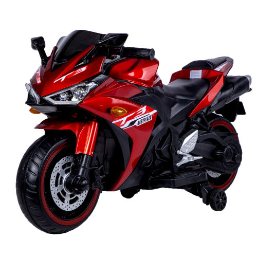 Kids Motorcycle,12V Motorcycle For Kids 3 4 5 6 Years Boys Girls 12v7ah Kids Motorcycle Ride On Toy With Training Wheels  Manual Throttle  Drive By Hand Lighting Wheels