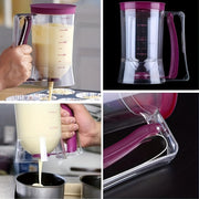 Versatile Batter Dispenser for Pancakes, Cupcakes & More - Collapsible Kitchen Gadget for Perfect Baking Results