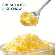 Stainless Steel Manual Ice Shaver - Perfect for Snow Cones, Slushies & Watermelon - Compact Kitchen Gadget for Home & Restaurant Use -  For Foodies & Home Chefs -  Great Gift for Summer Parties & Family Gatherings